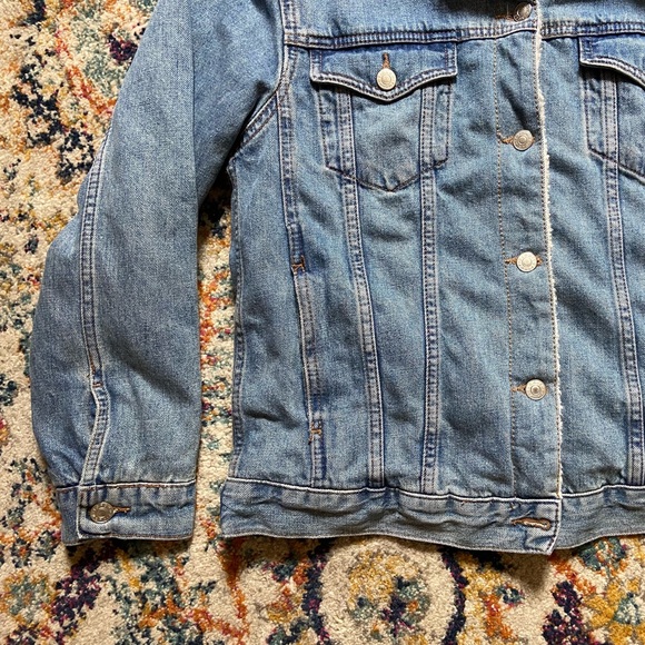 ❄️ Topman / ASOS Winter Sherpa Style Lined Denim / Jean Jacket ❄️ - Picture 6 of 16